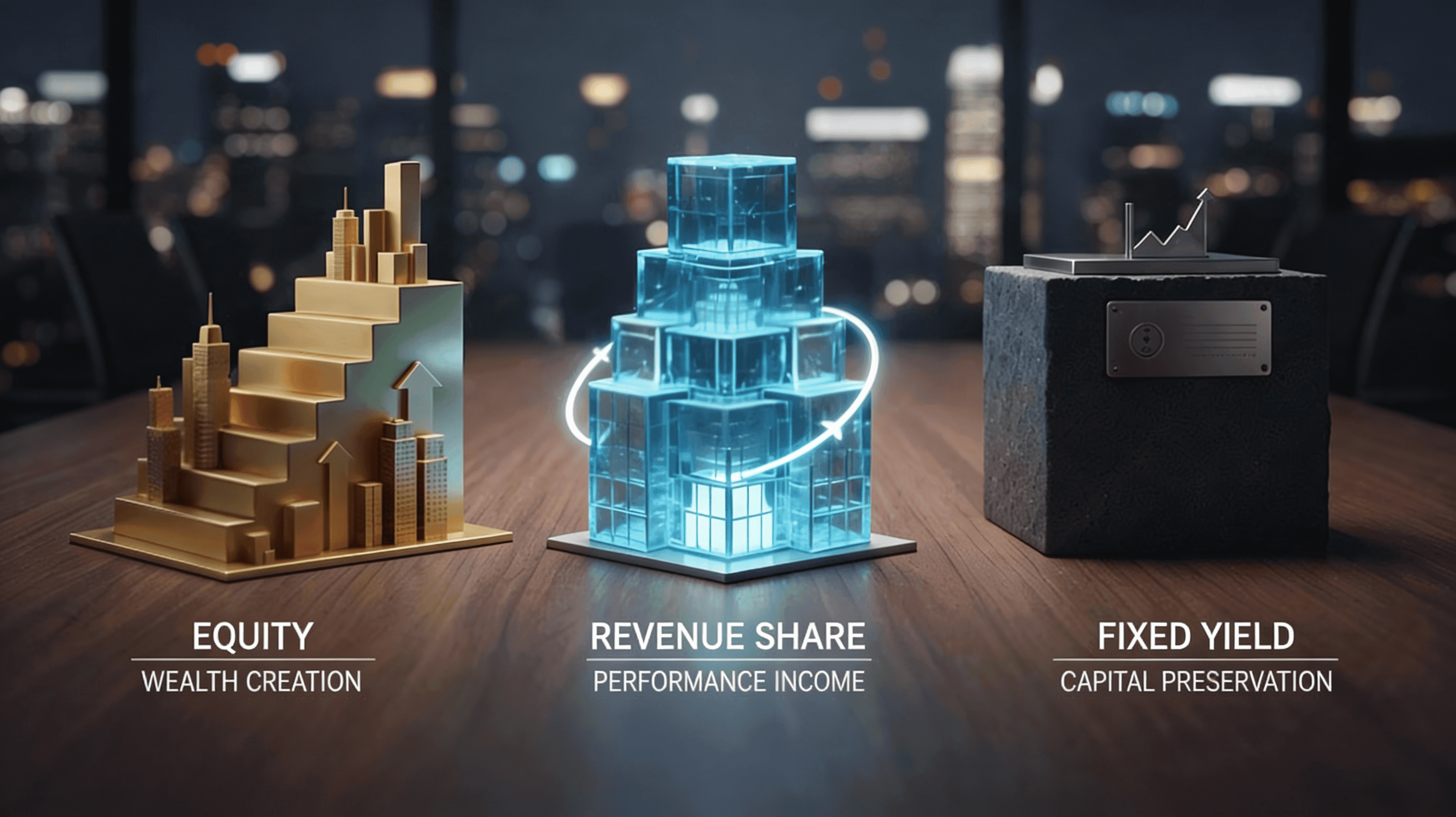 Equity vs Revenue Share vs Fixed Yield: How Serious Investors Choose the Right Real Estate Return Model